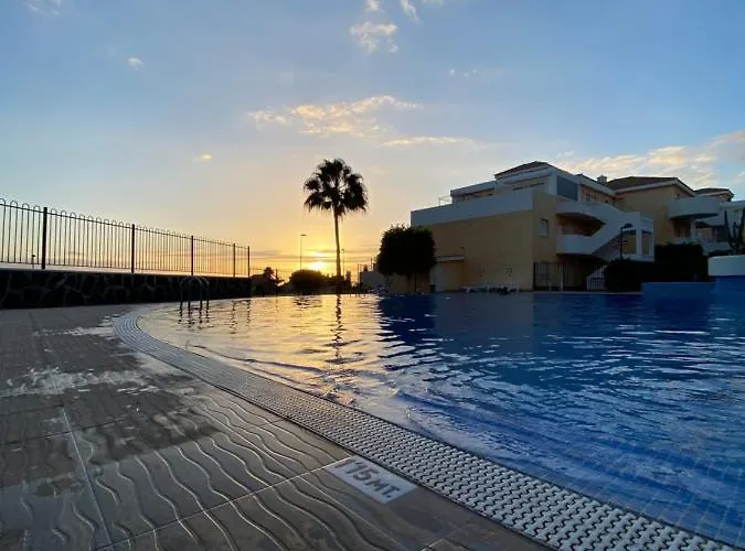 Golden Ocean View & Pool Lägenhet Los Cristianos (Tenerife)